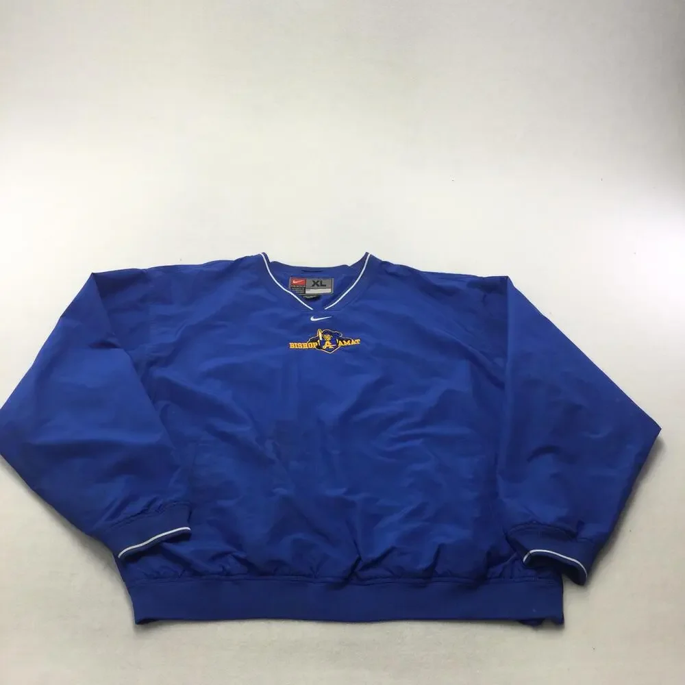 Bishop Amat Jacket Mens XL Blue High School Nike Pullover Windbreaker Lined